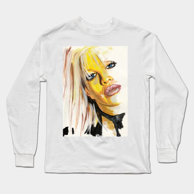 Blonde Long Sleeve T-Shirt by Svetlana Pelin